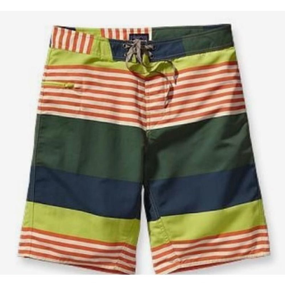 Patagonia Wavefarer Fitz Stripe Board Shorts Sz. 35
